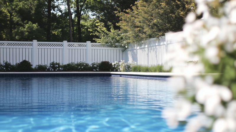 Holiday Season Pool Fence Designs
